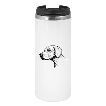 Pointer Portrait - Mug isotherme - blanc - Devant