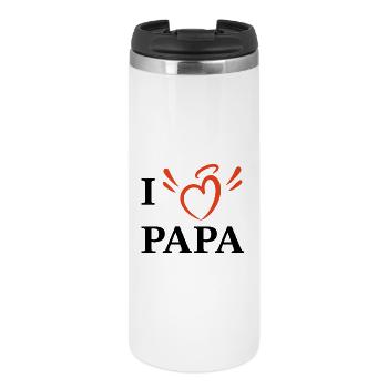 I love dad - Thermal Cup - white - Front