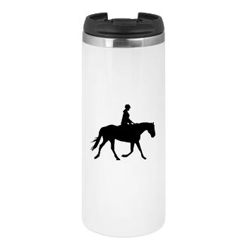 Cavalier - Mug isotherme - blanc - Devant