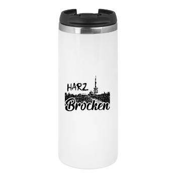 Harz - Brocken - Thermobecher - Weiß - Vorne