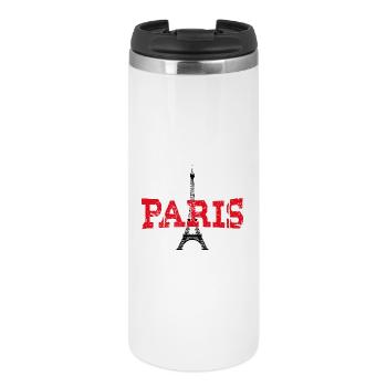 Paris, die Stadt der Liebe  - Thermobecher - Weiß - Vorne