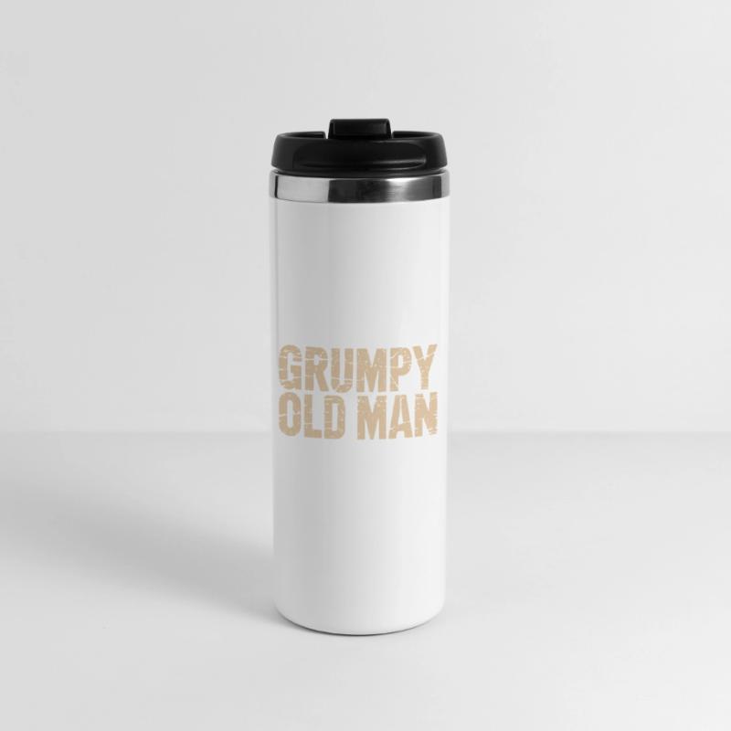 Grumpy Old Man Loading Thermal Cup