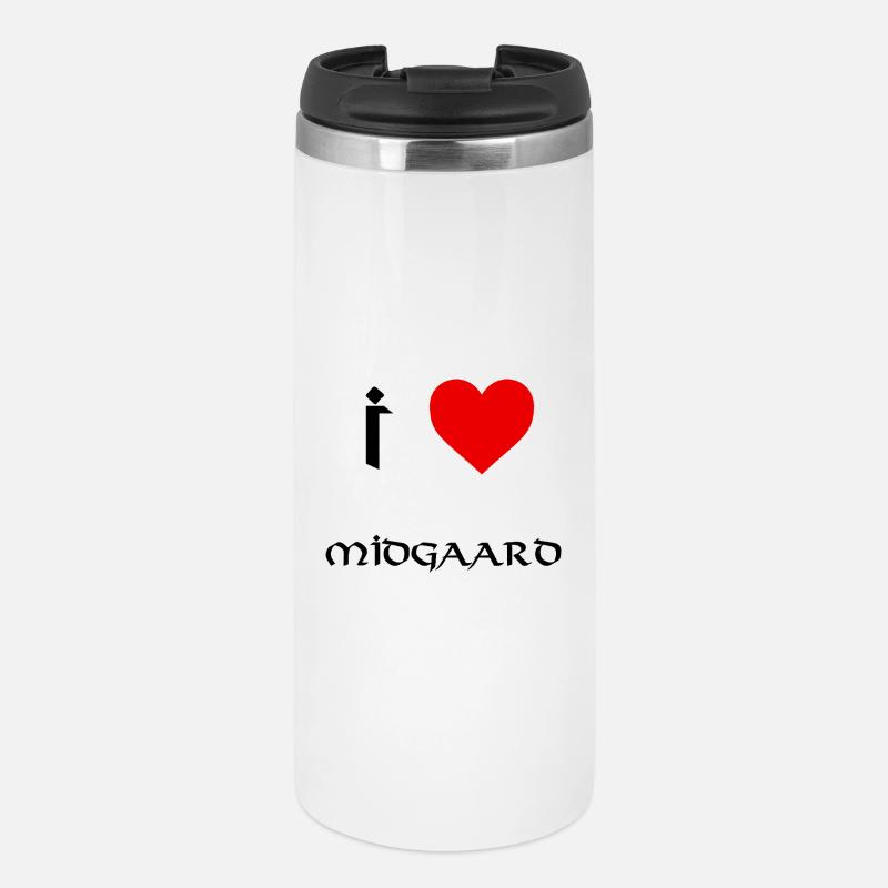 I love Midgaard - Thermal Cup - white