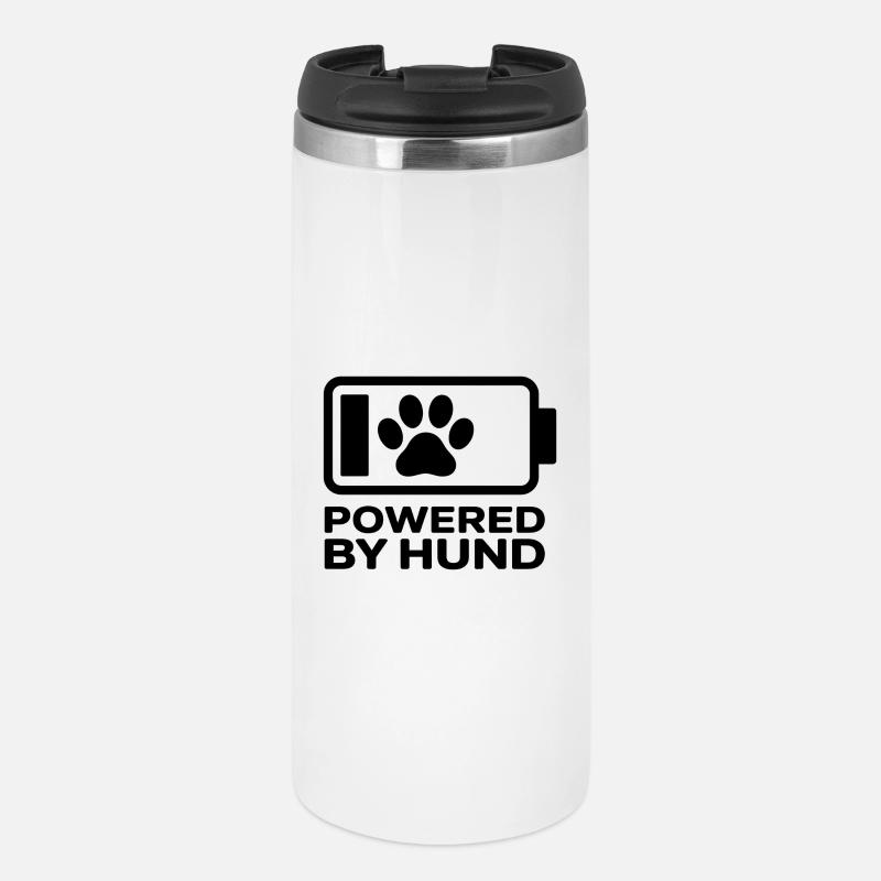 Propulsé par Hund Pfotentech - Mug isotherme - blanc