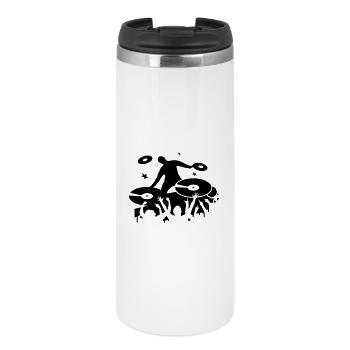 DJ fait partie - Mug isotherme - blanc - Devant