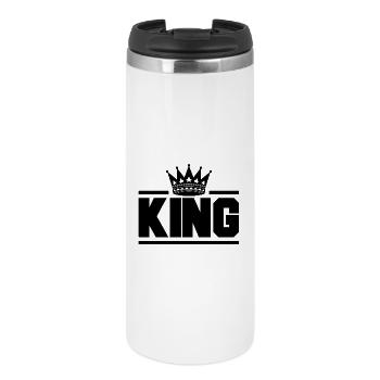 King - Thermal Cup - white - Front