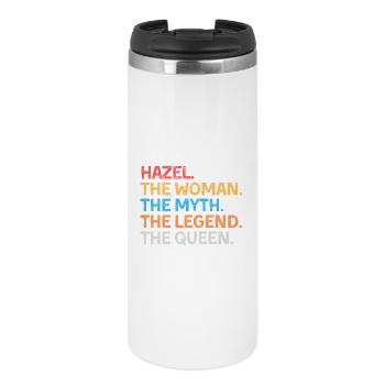 Hazel Die Frau Der Mythos Die Legende Die Königin - Thermobecher - Weiß - Vorne