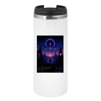 VOID//VISION – Pixel Void Dreams - Thermal Cup - white - Front