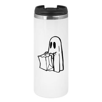 Fantôme - Mug isotherme - blanc - Devant