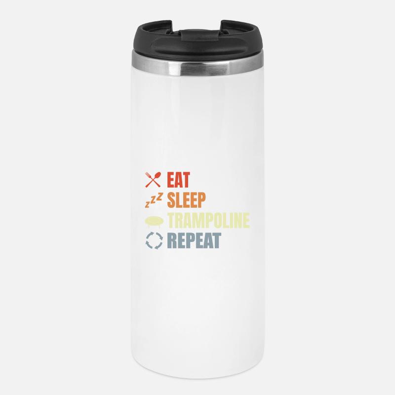 Trampoline Jumping Routine - Thermal Cup - white