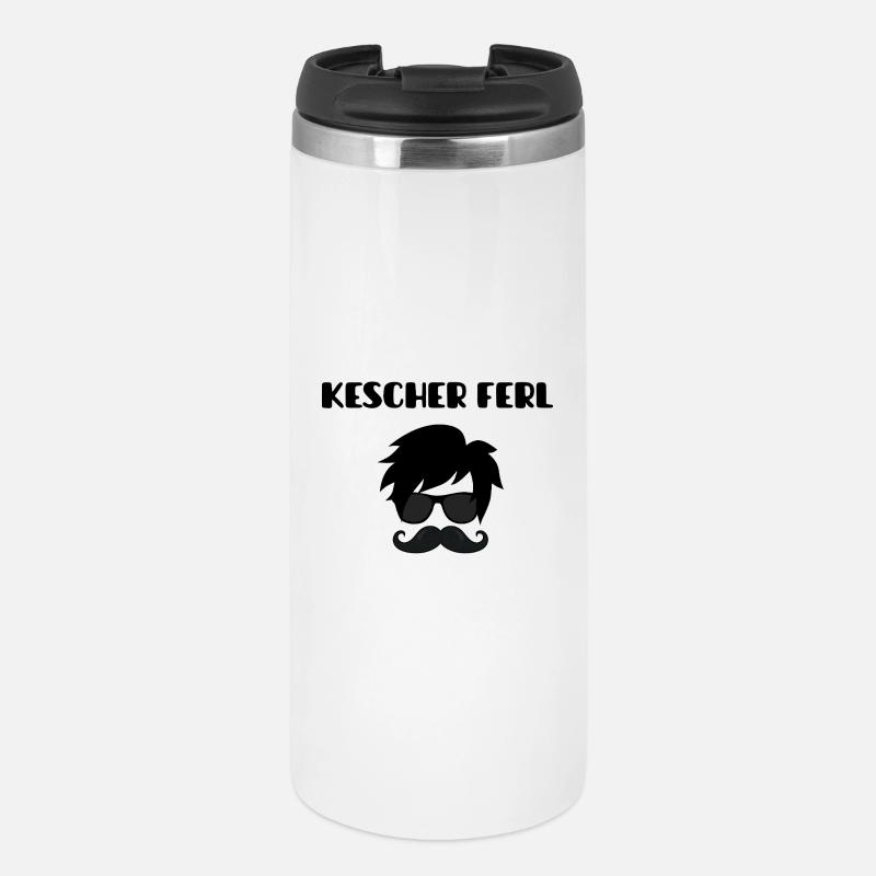 Motif du beau garçon - Mug isotherme - blanc