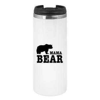 mama bear - Thermobecher - Weiß - Vorne