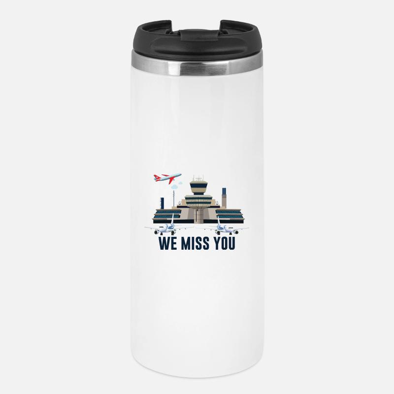 Aéroport de Tegel, TXL, tu nous manques - Mug isotherme - blanc