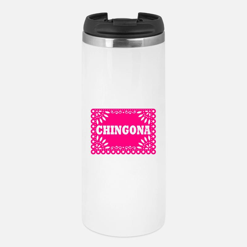 Chingona - Thermal Cup - white