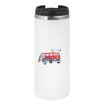 Ride the Tide Surf and Camper - Thermal Cup - white - Front