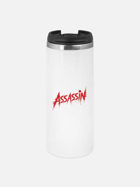 Assassine – Killer Blood Design - Thermobecher - Weiß
