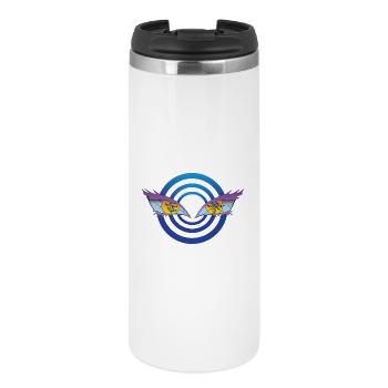 RingsEyes Wings Gaze - Thermal Cup - white - Front
