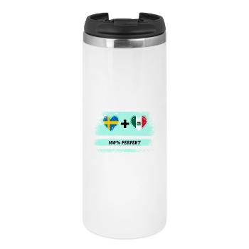 Mexique et Suède 100% parfait / cadeau - Mug isotherme - blanc - Devant