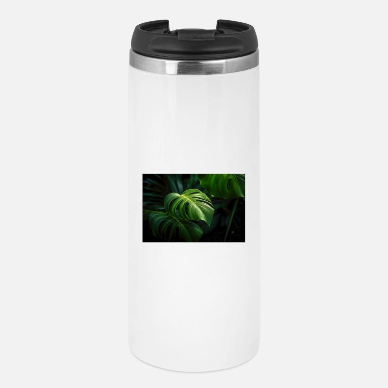 Plante Monstera - Mug isotherme - blanc