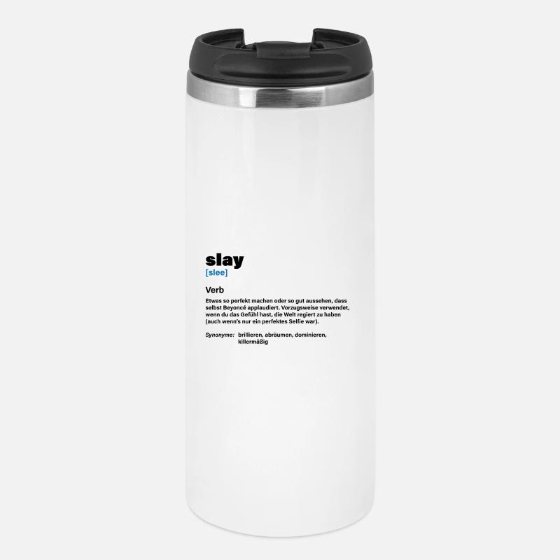 Slay – Chef-d’œuvre de fraîcheur - Mug isotherme - blanc