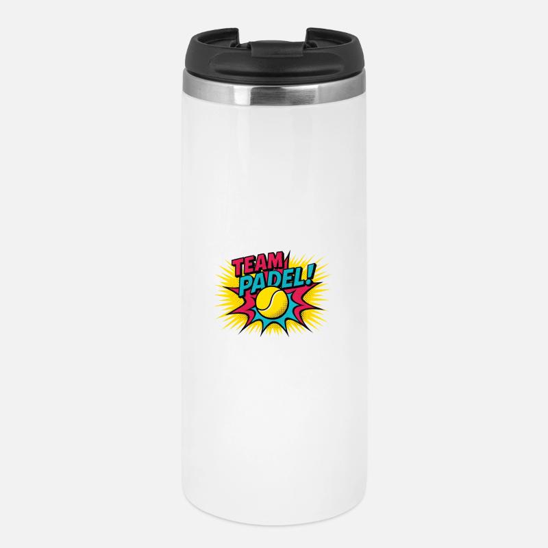 Padel Pop Art Explosion Team - Thermal Cup - white