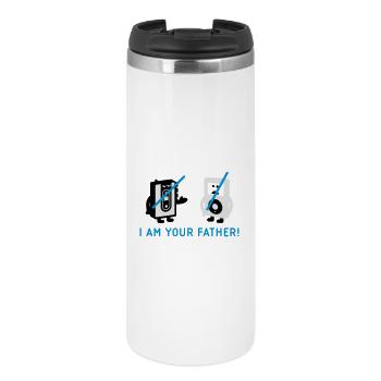 darth vader vs pod - Thermal Cup - white - Front