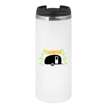 Camper - ready for vacation - Thermal Cup - white - Front