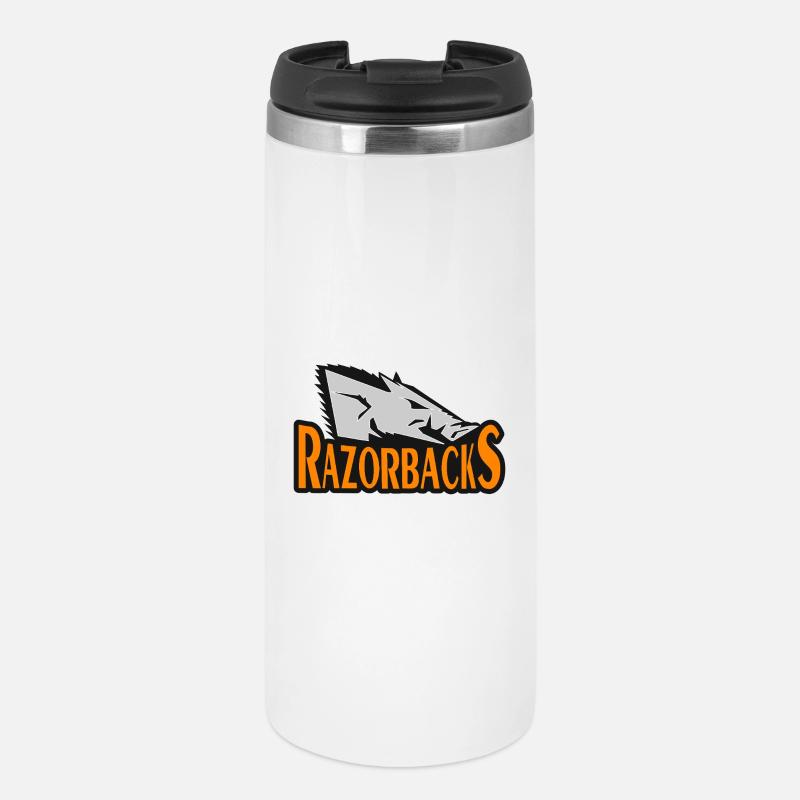 Razorbacks Bold Hog Emblem - Thermal Cup - white