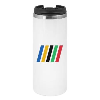 Color Stripes - Thermal Cup - white - Front