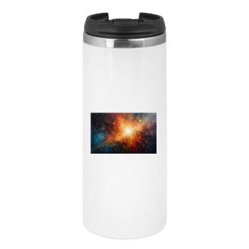 Cosmic Burst Nebula Explosion - Thermal Cup - white - Front