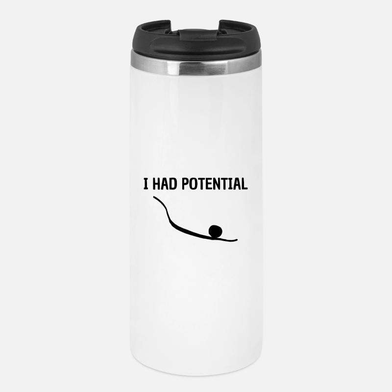 I Had Potential Humour Graphique Décalé - Mug isotherme - blanc