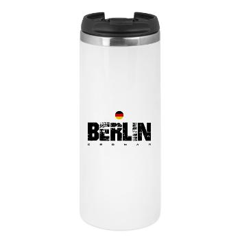 Minimalist German Roundel Crest - Thermal Cup - white - Front