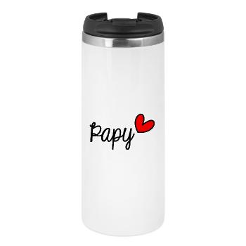 GRANDPA. FATHER'S DAY. HAPPY FATHER'S DAY. I LOVE YOU. - Thermal Cup - white - Front