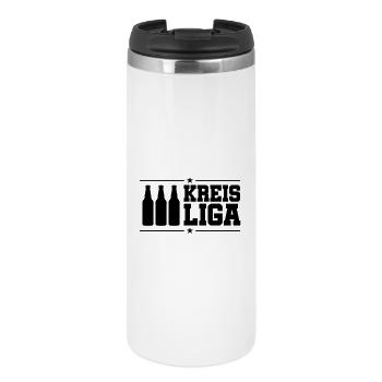 Kreis Liga Bier - Thermobecher - Weiß - Vorne