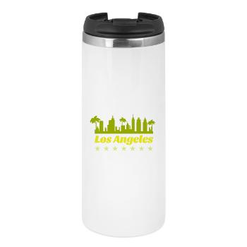 Skyline de Los Angeles - Mug isotherme - blanc - Devant