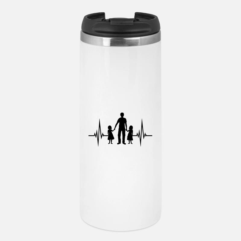 2 daughters pulse - Thermal Cup - white