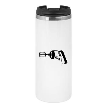 Phaser meets Mixer – Funny Geek & Cook - Mug isotherme - blanc - Devant