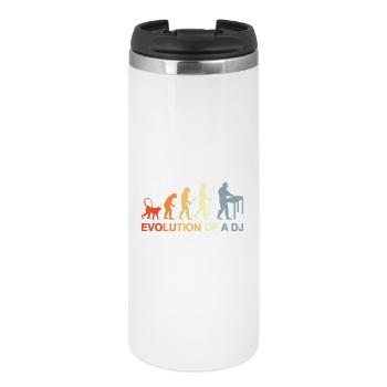 Evolution eines DJ - Thermobecher - Weiß - Vorne