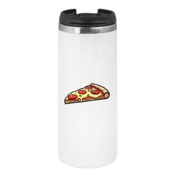 Pizza - Mug isotherme - blanc - Devant