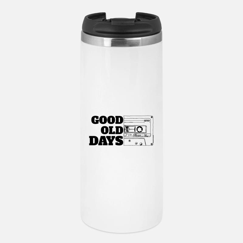 good old days cassette white - Thermal Cup - white