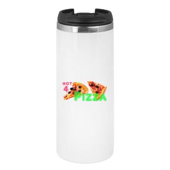 Hot 4 Pizza 🍕 Pizza Thème Vêtements pour les amoureux - Mug isotherme - blanc - Devant