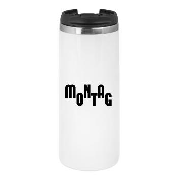 Monday Black/White - Thermal Cup - white - Front