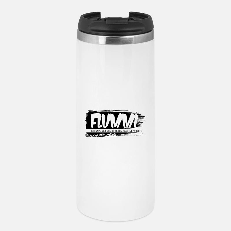 FLUMMI – Leben mit ADHS - Thermobecher - Weiß