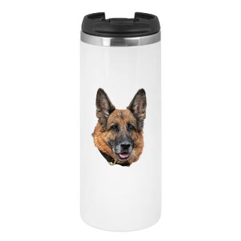 Chien de berger - Mug isotherme - blanc - Devant