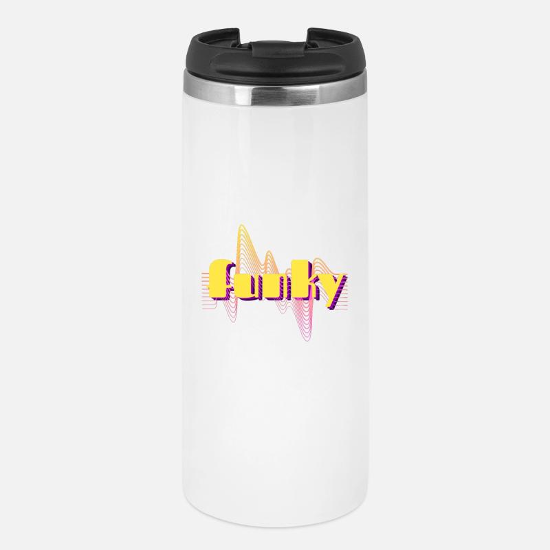 funky - Mug isotherme - blanc