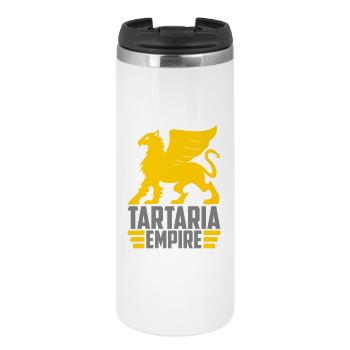 Tartaria Empire | Farben änderbar - Thermobecher - Weiß - Vorne
