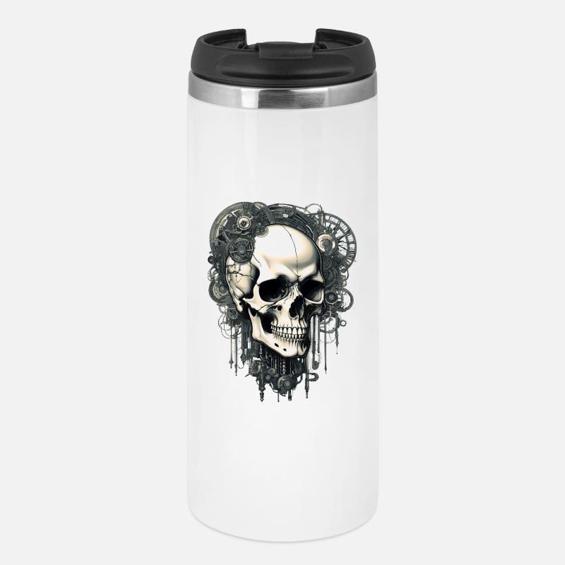 Skull - Thermal Cup - white