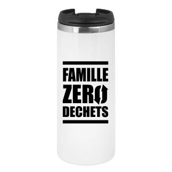 Zero Waste Familie - Thermobecher - Weiß - Vorne