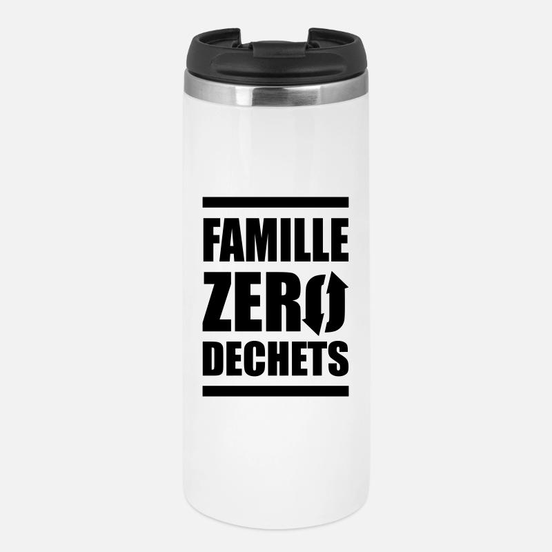 Famille Zero Dechets - Mug isotherme - blanc