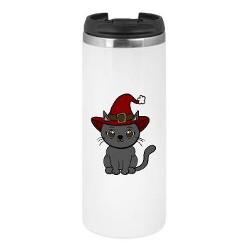 Noël chat - Mug isotherme - blanc - Devant